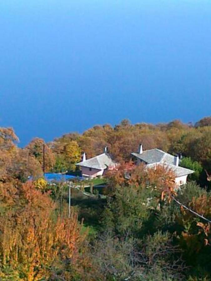 Вілла Tsagkarada Country Estate With Pool Екстер'єр фото