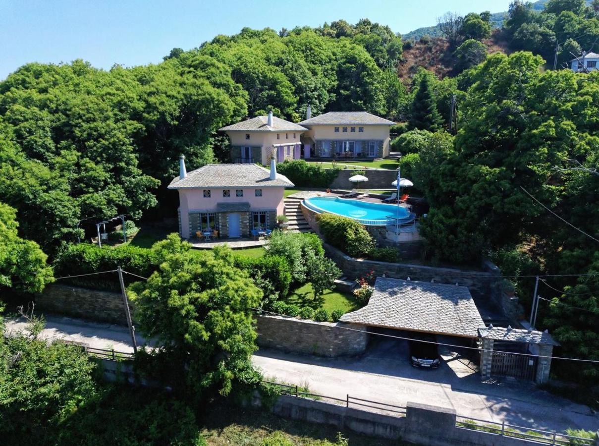 Вілла Tsagkarada Country Estate With Pool Екстер'єр фото