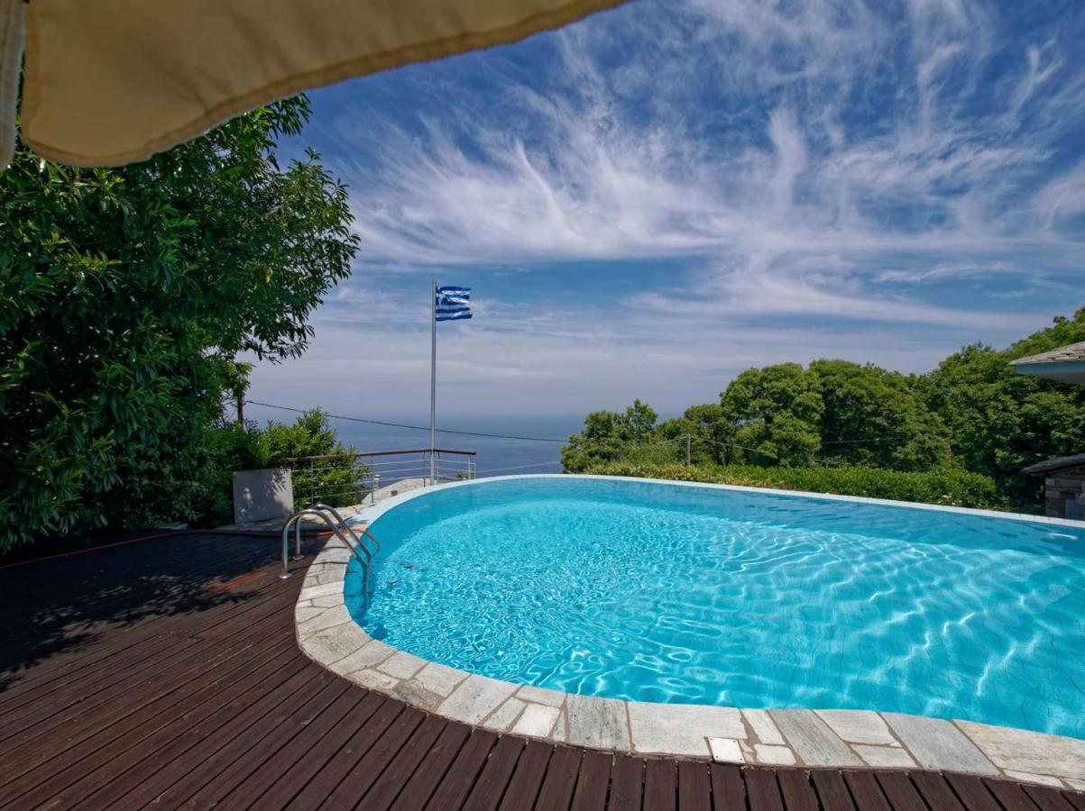 Вілла Tsagkarada Country Estate With Pool Екстер'єр фото