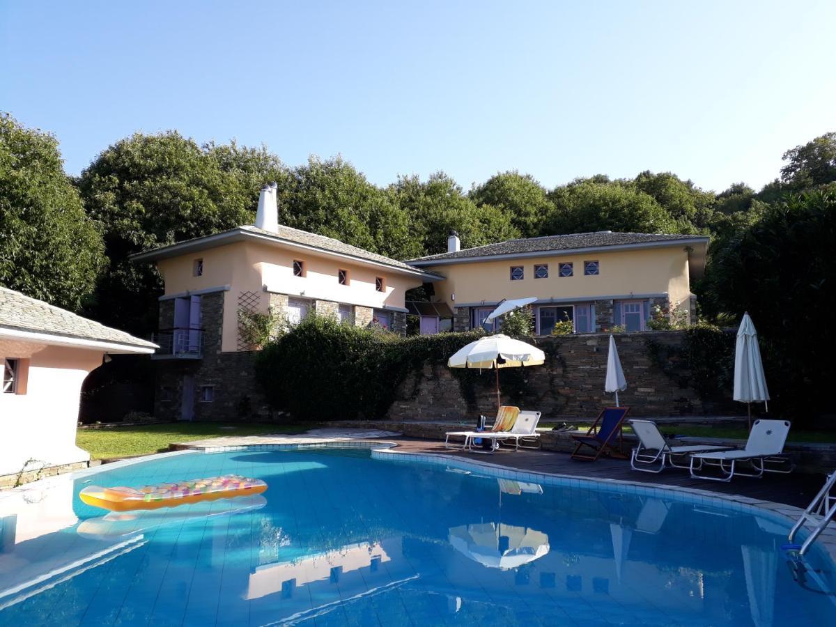 Вілла Tsagkarada Country Estate With Pool Екстер'єр фото
