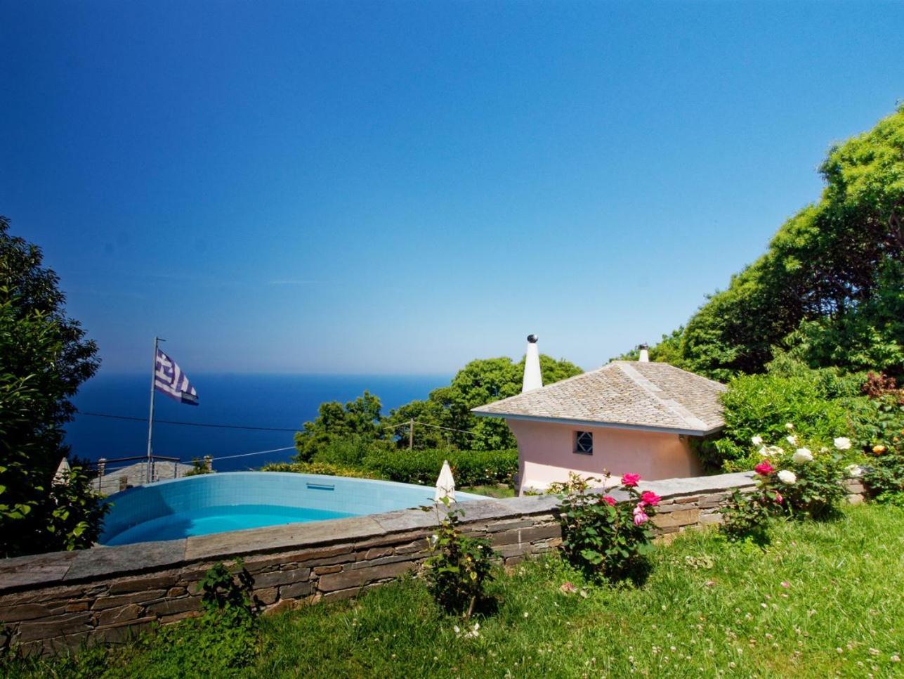 Вілла Tsagkarada Country Estate With Pool Екстер'єр фото